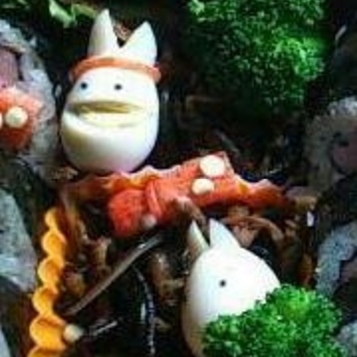運動会に♪フレッフレッ!うずらで応援うさぎ☆